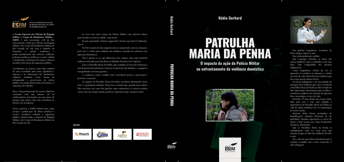 Capa do livro Patrulha Maria da Penha, de Nádia Gerhard